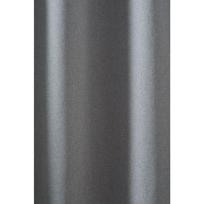 Cortina con ollaos Blackout (An x Al: 140 x 260 cm, 100% poliéster, Gris) | BAUHAUS