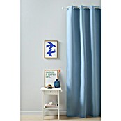 Cortina con ollaos Blackout (An x Al: 140 x 260 cm, 100% poliéster, Azul) | BAUHAUS