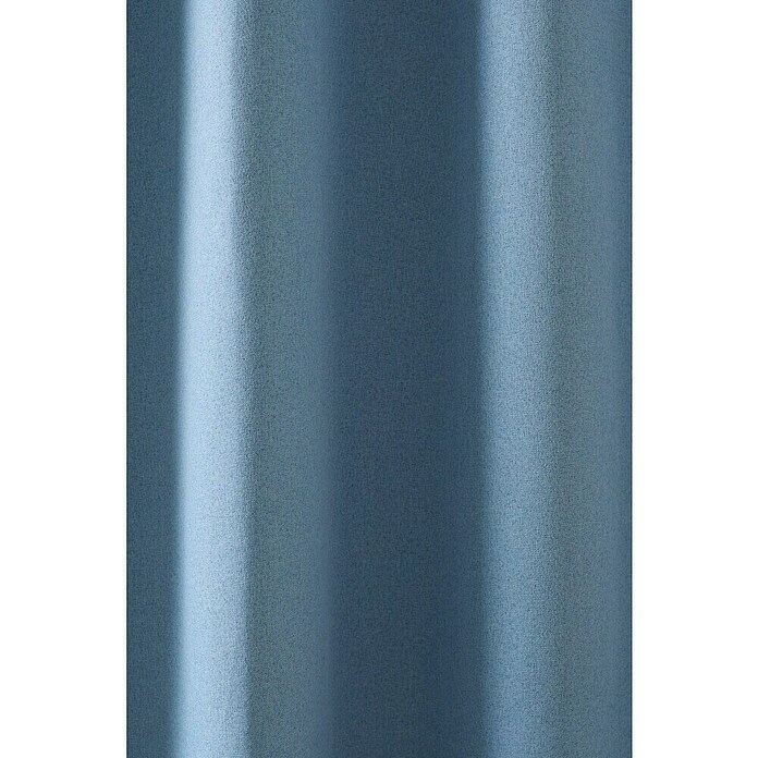 Cortina con ollaos Blackout (An x Al: 140 x 260 cm, 100% poliéster, Azul) | BAUHAUS