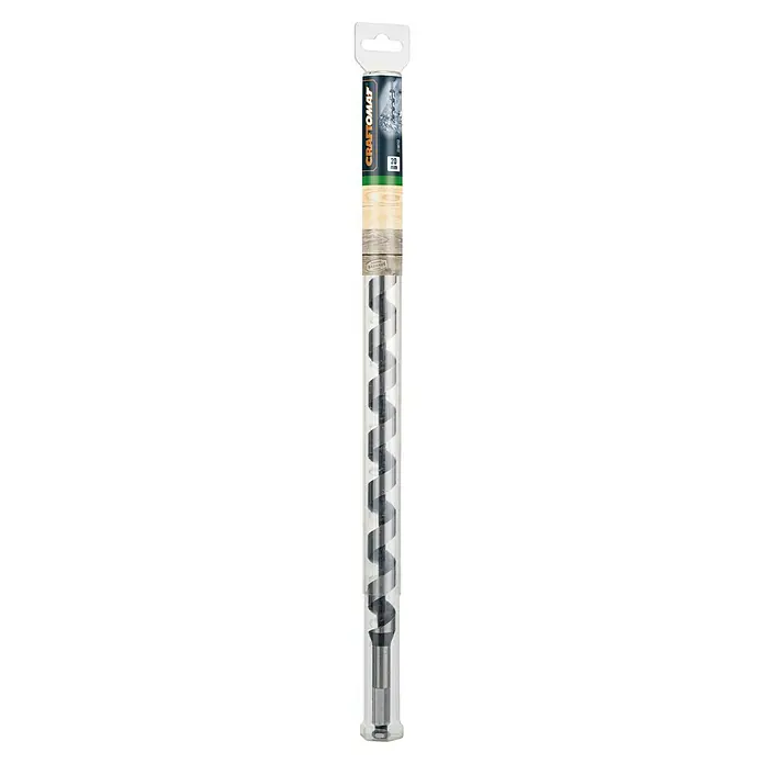 Craftomat Holzbohrer - 1 Stk., Durchmesser Bohrer: 20 mm, Arbeitslänge: 360 mm - Bohrer für Holz, präsentiert in durchsichtiger Verpackung. Ideal für präzise Bohrungen mit einem Durchmesser von 20 mm.