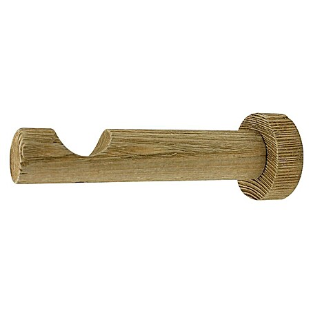 Expo Ambiente Träger Domo (Eiche, Geeignet für: Gardinenstangen Ø 28 mm, Länge: 12 cm)