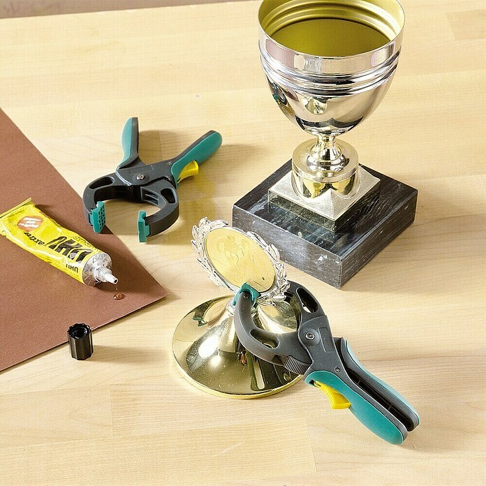 Wolfcraft Hobby-Ratschenzwinge FZR 30 (Spannweite: 30 mm, Material Zwinge: Kunststoff)