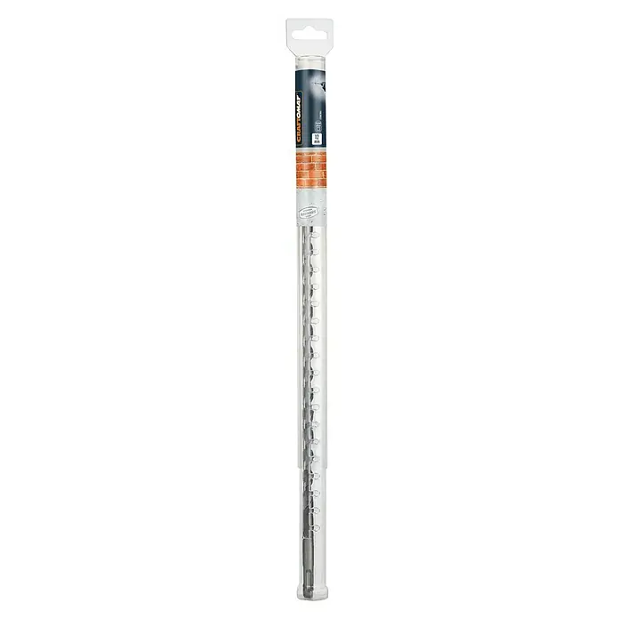 Craftomat SDS-Plus Betonbohrer - Länge: 460 mm, Durchmesser Bohrer: 12 mm - Ein 12 mm Craftomat Steinbohrer in durchsichtiger Verpackung. Ideal zum Bohren von Löchern in Mauerwerk und Stein.