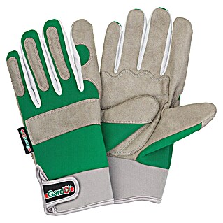 Gardol Guantes para jardín ajustable (10, Verde)