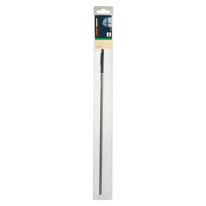 Craftomat Holzbohrer - Durchmesser Bohrer: 8 mm, Länge: 400 mm - Ein 8mm Craftomat Steinbohrer in Originalverpackung, ideal für präzise Bohrungen in Stein und Mauerwerk für Heimwerker und Profis.