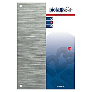 Pickup 3D Home Pločica s oznakom (D x Š: 20 x 30 cm, Aluminijske boje)