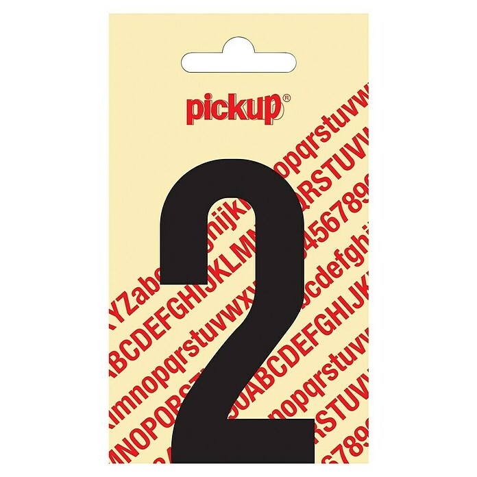 Pickup Etiqueta adhesiva (Motivo: 2, Negro, Altura: 90 mm)