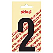 Pickup Etiqueta adhesiva (Motivo: 2, Negro, Altura: 90 mm)