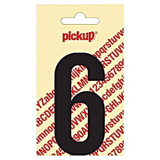 Pickup Etiqueta adhesiva (Motivo: 6, Negro, Altura: 90 mm)