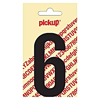 Pickup Etiqueta adhesiva (Motivo: 6, Negro, Altura: 90 mm)