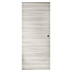 Optimum Schiebetür-Komplettset Optirail (83 x 204 cm, Eiche Hellgrau, Wabe) | BAUHAUS