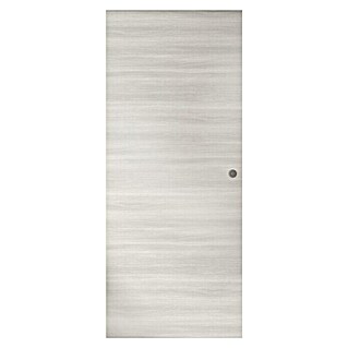 Optimum Schiebetür-Komplettset Optirail (830 x 2 040 mm, Eiche Hellgrau, Mittellage: Wabe)