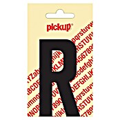 Pickup Etiqueta adhesiva (Motivo: R, Negro, Altura: 90 mm)