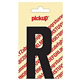 Pickup Sticker (Motief: R, Zwart, Hoogte: 90 mm)
