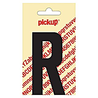 Pickup Sticker (Motief: R, Zwart, Hoogte: 90 mm)