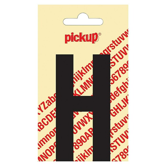 Pickup Naljepnica  (Motiv: H, Crne boje, Visina: 90 mm) | BAUHAUS