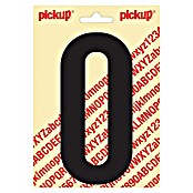 Pickup Sticker (Motief: 0, Zwart, Hoogte: 150 mm)