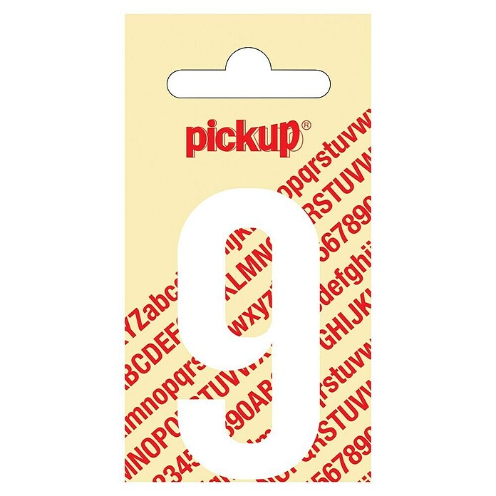 Pickup Aufkleber (Motiv: 9, Weiß, Höhe: 60 mm)