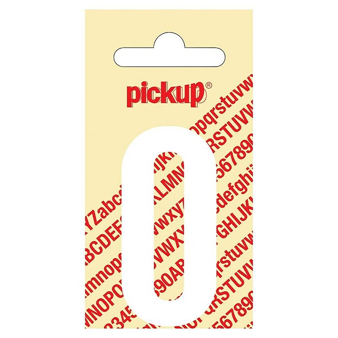 Pickup Aufkleber (Motiv: 0, Weiß, Höhe: 60 mm)