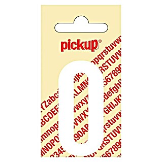Pickup Etiqueta adhesiva (Motivo: 0, Blanco, Altura: 60 mm)