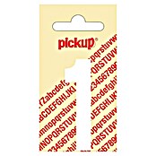Pickup Aufkleber (Motiv: 1, Weiß, Höhe: 60 mm)