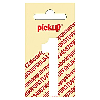 Pickup Naljepnica (Motiv: 1, Bijele boje, Visina: 60 mm)