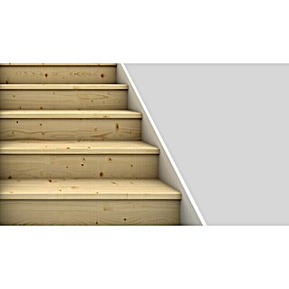 Treppenstufe (Gerade, 900 x 350 mm, Fichte/Tanne)