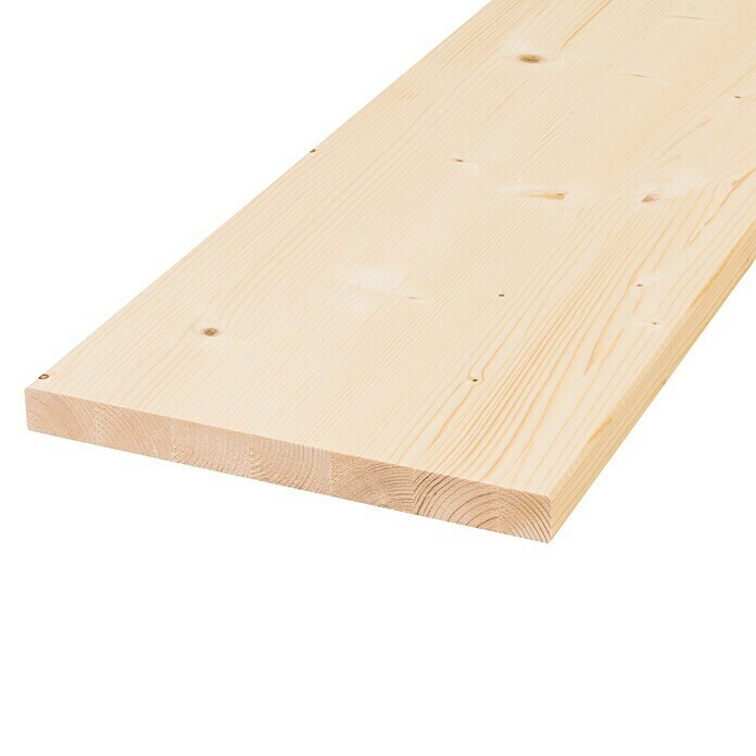 Rettenmeier Tablero de madera laminada (Abeto rojo/abeto, 2.400 x 250 x 18 mm)