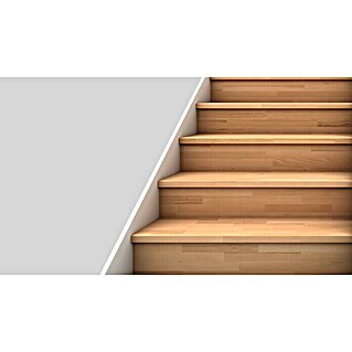 Treppenstufe (Gerade, 800 x 350 mm, Buche)