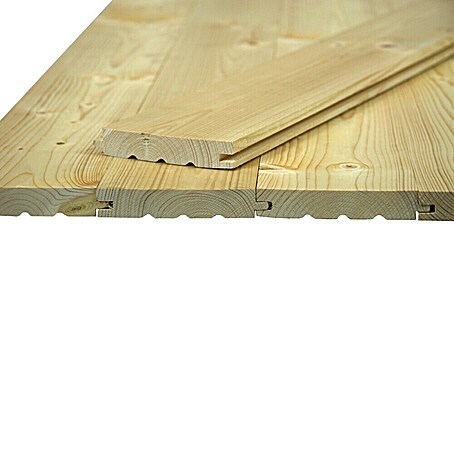 Bodendiele (Fichte/Tanne, 3 000 x 121 x 22,5 mm)