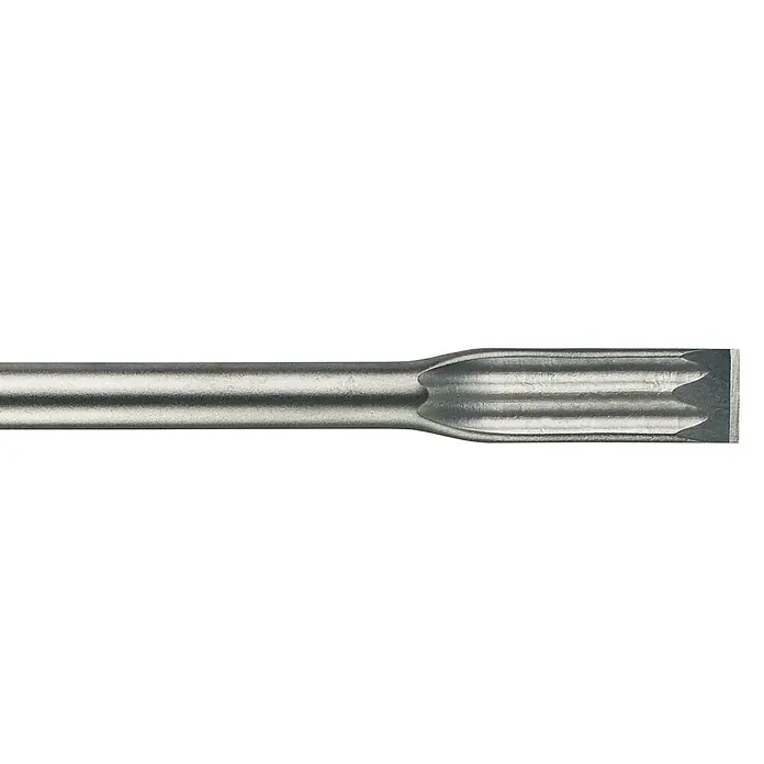 Bosch Cincel plano R-Tec Sharp - Largo: 400 mm, SDS Max - Primer plano de un destornillador de ranura, una herramienta para apretar o aflojar tornillos con cabeza ranurada.