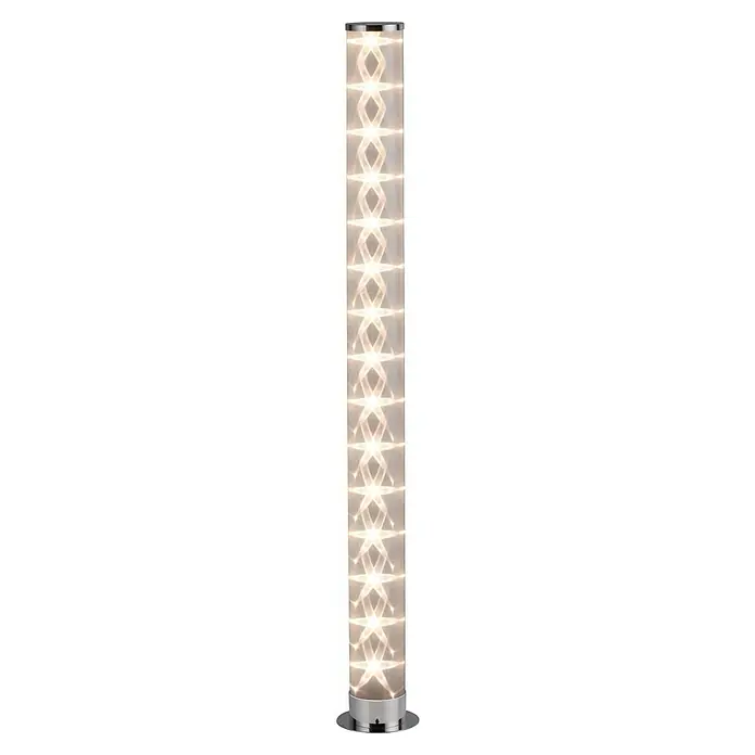 Paul Neuhaus LED-Stehleuchte Bingo - 3,8 W, Höhe: 100,3 cm, Chrom, RGBW - Eine moderne Stehlampe mit dekorativen Lichteffekten, die eine stilvolle Atmosphäre in jedem Raum schafft.