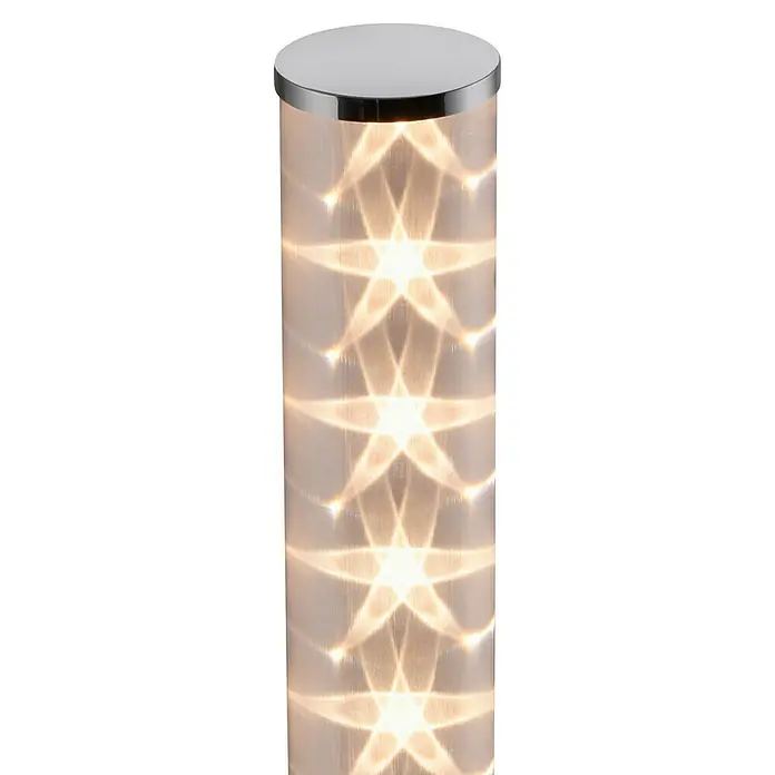 Paul Neuhaus LED-Stehleuchte Bingo - 3,8 W, Höhe: 100,3 cm, Chrom, RGBW - Stylische LED-Stehleuchte mit Sternmuster. Die Leuchte sorgt für eine angenehme Atmosphäre in jedem Raum mit ihrem modernen Design.