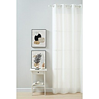 Visillo para ventana Elsa (An x Al: 140 x 260 cm, 100% poliéster, Blanco)