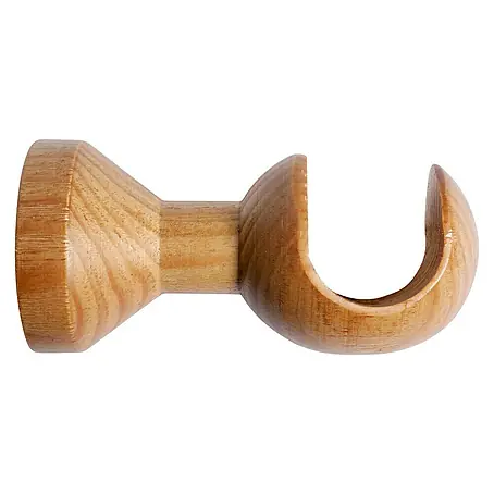 Soporte de pared para barra de cortina Ideas Wood