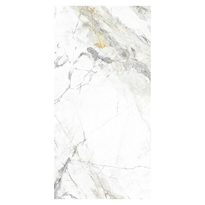 Granitogresne ploščice Marble Visage  (60 x 120 cm, Bela/Siva, Sijaj) | 4240 - Natursteinoptik | EAFA - Bodenfliesen | EAF - Fliesen | EA - Fliesen | E - Fliesen | BAUHAUS