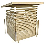 Karibu Gerätehaus Multi (Außenmaß inkl. Dachüberstand (B x T): 300 x 186,5 cm, Holz, Terragrau) | BAUHAUS