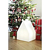 8 Seasons Design Shining LED-Dekoleuchte House (Weiß, L x B x H: 39 x 39 x 60 cm)