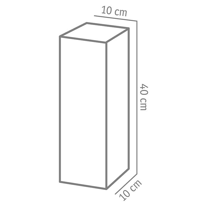 Diephaus Palisade / Mauerstein Laredo (40 x 10 x 10 cm, Sandstein, Beton) | BAUHAUS