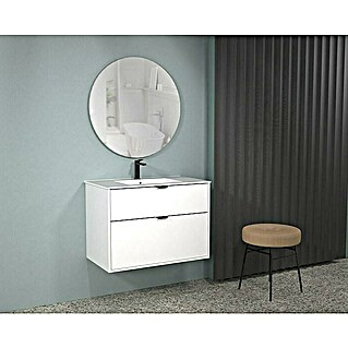 Mueble de lavabo Triana 2C (L x An x Al: 38 x 80 x 56 cm, Blanco, Mate)