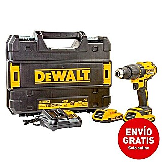 DeWalt XR 18V Taladro atornillador percutor de batería DCD778D2T (18 V, 2 baterías, 2 Ah, 65 Nm)