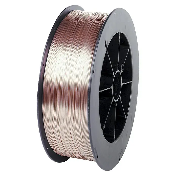 Awelco Hilo de soldadura - Aluminio, Diámetro: 1 mm, 2 kg - Bobina de alambre de soldadura. La bobina contiene alambre de soldadura recubierto de cobre para soldaduras profesionales.