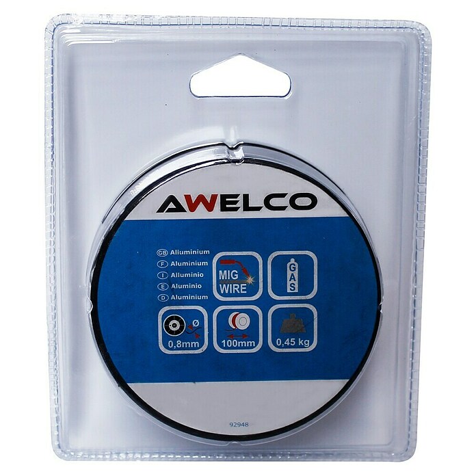 Awelco Hilo de soldadura (Aluminio, Diámetro: 0,8 mm, 0,45 kg) | BAUHAUS