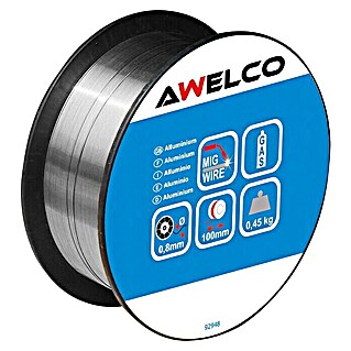 Awelco Hilo de soldadura (Aluminio, Diámetro: 0,8 mm, 0,45 kg)