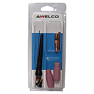 Awelco Soplete de soldadura TIG (Grosor de electrodo: 2,4 mm, 13 pzs.)