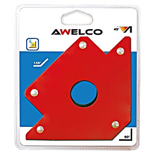 Awelco Imán angular para soldadura (Ángulo: 45 ° - 135 °)
