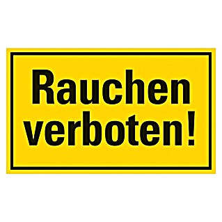 Pickup Verbotsschild (L x B: 25 x 15 cm, Rauchverbot)