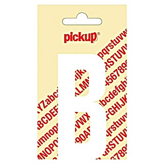 Pickup Etiqueta adhesiva (Motivo: B, Blanco, Altura: 90 mm)