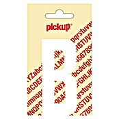 Pickup Sticker (Motief: B, Wit, Hoogte: 90 mm)