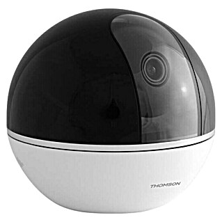 Thomson Smart-IP-Innenkamera (Motorisierte Video-Überwachung in HD-Qualität, Auflösung: 1.080 Pixel (Full HD))